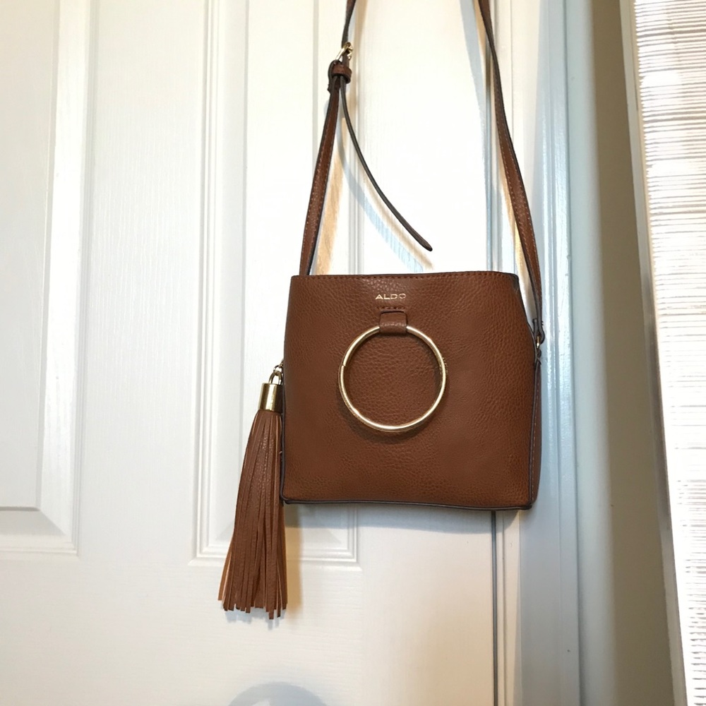 Aldo brown crossbody bag